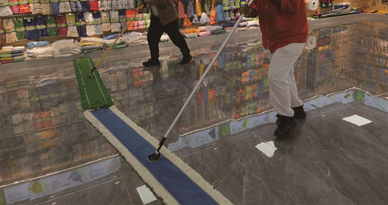 Швабра размером с НБА для баскетбольных площадок